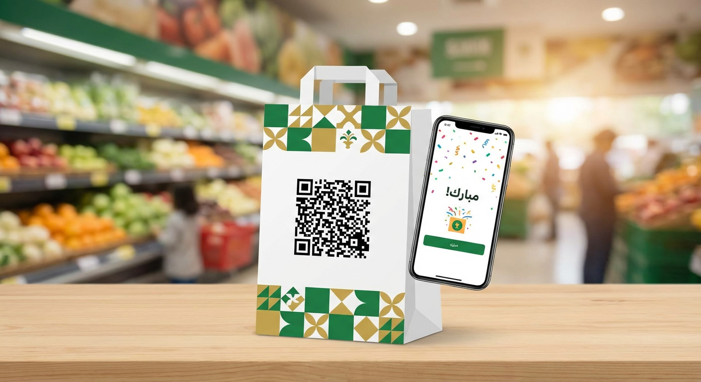 كيس QR جائزة